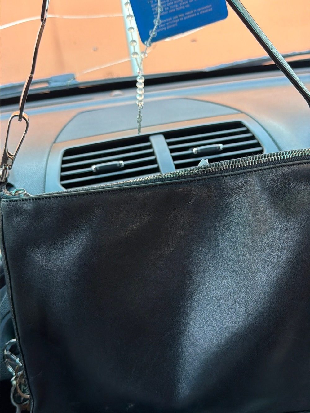 Fendi black leather shoulder bag - Picture 9 of 10